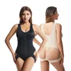 Women's Shapers Body Shaping Clothes Chest Tight Waist Buttoned Up Breastpad Hip Lifting Pants Suit Shapewear Women Tummy Control