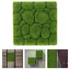 Flores decorativas 1PC Placa artificial de Moss Hedge Office Wall Hanging