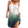 Robes décontractées été dauphin libellule Robe de plage 3D imprimé Robe femme formelle sans manches femmes vacances vêtements de plage femme fête