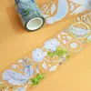 Confezione regalo Fiori affascinanti e ala conchiglia lucida Nastri in PET Forniture scolastiche Nastro adesivo Fai da te Scrapbooking Decor Planner Sticker