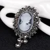 Brosches Lady Vintage Cameo Victorian Style Wedding Party Women Pendant Brosch Pin C1fe