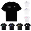 T-shirts pour hommes Hommes Designer T-shirt Vêtements Palms Chemises Femmes Mode Spray Peinture Graffiti Couple Manches courtes High Street Loose Tide Marque Crew Neck Lettre 3H95