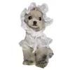 Vêtements pour chiens Vêtements pour animaux de compagnie Robe mignonne Chapeau respirant Belle jupe en dentelle pour chiot