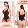 Taille buik Shaper damesbindzakken van lichaamslee liet string sexy pak afslank ondergoed trainer modelleringsriem corset 230331