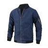 Jackets masculinos Bomber Maschile Casual Streetwear