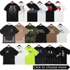 Camisetas de designer masculino camisetas de luxo feminino Moda de moda de moda de luxo da marca de luxo de qualidade camisetas de algodão de algodão curta manga curta