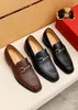 New 2023 Mens Dress Shoes Genuiene Leather Brand Designer Party Wedding Flats Male Casual Business Driving Shoes Size 38-45