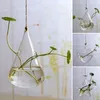 Vasen zum Aufhängen transparenter Glasblumen Hydrokulturpflanzen Büro Heimdekoration Terrarium HG99