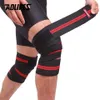 Elleboog knie pads aolikes 1 stcs 2m8 cm fitness onder druk staande riemen gym gewichtheffen been compressie training wraps elastische bandages 230331