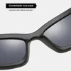Óculos de sol retangulares para mulheres, homens, vintage, ciclismo, esportes, hip hop, punk, óculos de sol, tendência, óculos de sol femininos uv400