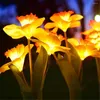 Solar Blumenlampe Outdoor Simulation Narzissen Licht LED Garten Dekoration Hochzeit Urlaub Fee Dekor Rasen Landschaft