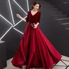 Ubranie etniczne w szyku chińska chińska seksowna orientalna impreza kobiet doroczne spotkanie Cheongsam scena scena qipao sukienka elegancka celebrytka sukienki bankietowe