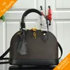 Alma bb çanta lüks el çantası tasarımcı çanta orijinal kalite moda omuz klasik tuval crossbody ile kutu b001