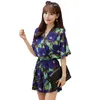 Women's Jumpsuits Wmwmnu Shorts Rompers Printing Flower Women Summer Sexy Deep V Neck Plus Size 5XL Tie Waist Casual Jumpsuit Ls191a