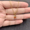 Chains Fashionable Simple And Delicious Fruit Pendant Clavicle Chain Retro Persimmon Plum Accessories Collar Necklace Jewelry Gifts