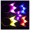 Party Favor Led Gift Hair Braid Glowing Luminescent Hairpin Novetly Girls Ornament New Yearchristmas Decoration For Kids Rre12835 Dr Dhfmv