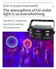 Éclairage laser à 15 yeux RVB DMX512 Lumières de scène stroboscopiques Lumière DJ activée par le son pour les soirées disco Bar Party Anniversaire Mariage Spectacle de vacances Décoration de projecteur de Noël