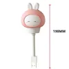 Nachtlichter LED Kinder USB Nachtlicht Nette Cartoon Nachtlampe Fernbedienung für Baby Kind Schlafzimmer Dekor Nachttischlampe Weihnachtsgeschenk P230331