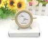 Tema náutico Gold Ship Wheel Photo Frame Plact Holder Wedding Favors Sovenir Party Gifts