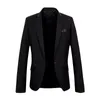 Мужские костюмы Blazers S-4xl Masculino Мужская спортивная куртка Hombre Jacker Ultra Thin Set Корейский черный случай повседневного бизнеса Daily Jacket 230330