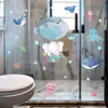 Muurstickers cartoon onderwater wereld wereldleven olifant walvis muur sticker kinderkamer kinderkamer muur sticker slaapkamer badkamer 230331