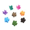 3.5cm Flower Mini Hair Claws Ribbon Colorful Crab Hair Clips For Girls Baby Sweet Hairpins Hair Accessories Barrettes Gift S2029