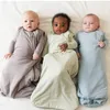 Sacs de couchage en fibre de bambou, sac d'été pour bébé, doux et confortable, avec fermeture éclair, sans manches pour enfants, 230331