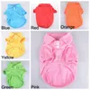 Dog Apparel Solid Color Summer Breathability Polo Shirt Vest Candy Color DIY Polyester Pet Dog Cat Clothes XS-5XL Pets Clothes Ropa Para Perros