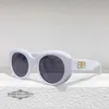 Principais óculos de sol de designer de luxo 20% do painel oval parisiense Inscreção de moldes Inses
