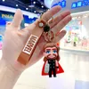 Decompressie speelgoed Anime Hero Doll CAR Keychain Men and Women Bag Charm Accessories