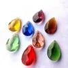 Chandelier Crystal Selling 100pcs/lot 28mm Multicolor K9 Marquis Pointed Pear Pendants Glass Lighting Part For Suncatcher