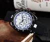Tisso Worst Watches для мужчин 2023 Новые мужские часы шесть игл все циферблат Quartz Watch High Caffence Top Luxury Brand Clock Clock Rubber Belt Fashion PRS330