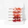 5PCS Natural Stone HairPins for Women Girl Crystal Hair Clip Wedding Bridal Barrettes Modna odzież