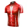 Racing Vestes MUSCLE 2023 JIASHUO Pro / Road Team Vélo Maillot Cyclisme Vêtements Air Respirant