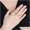 Band Ringe Klassisch Retro Vintage 925 Sterling Sier Hand Offener Finger Blatt Hoop Für Frauen Valentinstag Jewelryz Drop Delive Dhgarden Dhmmf