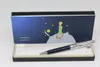 Le stylo à bille de la série Little Prince vers le haut et vers le bas de couleur bleue avec des fournitures scolaires de bureau Trim, un cadeau parfait.