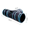 Produits pour animaux de compagnie Cat Sound Paper Tunnel Rolling Dragon Cat Toys Fun Drill Seau Pliable Cat Passage