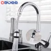 Kitchen Faucets Oauee 360 Degree Swivel Kitchen Faucet Aerator Adjustable Dual Mode Sprayer Filter Diffuser Water Saving Nozzle Faucet Connector 230331