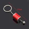 Keychains Automobile Refitting Gearshift Key Chain Funny Creative Head Pendant Accessories Ornaments Charm for Men