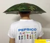 Nouvelle Arrivée Camouflage Pliable Chapeaux Soleil Parapluie Pêche Randonnée Plage Camping Chapeaux Cap Tête Chapeaux En Plein Air Sport Parapluie Chapeau Cap