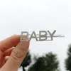 Clips de cheveux Barrettes Baby Girl Clip Accessoires pour filles Gold Silver ColorPins Hairpins Gift Gift Crystal Jewelry Le bandeau