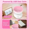 Electric Makeup Brush Cleaner Machine With USB Charging Automatic Cosmetic Brush Portable Makeup Brush Cleaning Tool