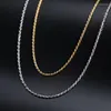 Chains S925 Sterling Silver Gold-plated O-shaped Multi-ring Twist Men And Women All-matching Simple Retro Necklace Choker