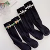 Vrouwen sokken handgemaakte diamanten herfst katoen voor mode calcetines mujer