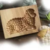 Formy do pieczenia drewniana piernikowa forma florak prasa 3d Cake Expossing Animal Gadżety 230331