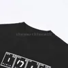 Herren T-Shirts Design Logo Briefdruck Kurzarm High Street Atmungsaktives T-Shirt Lässige Mode Paar Top Schwarz Weiß