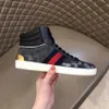 2023 casual hombres zapatos de diseñador letra del arco iris impreso negro blanco Baloncesto de lujo Zapato para hombre streetwear nave rápida 232323