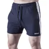 Men's Shorts Sports men's running shorts casual quick-drying summer fitness shorts solid color men's fitness jogging compression shorts W0327