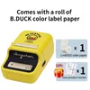 Niimbot B21 Sticker Printer geen inkt Thermisch afdrukken met 3 rollen Synthetische vijf-proof labels Mini Bluetooth-label Maker