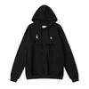 Men's Fashion Luxury Jackets Sweatshirts Brand White Pullover Tops Hoodies Women Sweater Men Arrow Cross Letter Print Black Hoodie Trend Coat Jacket C9pk